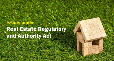 Issues under Real Estate Regulatory and Authority Act
