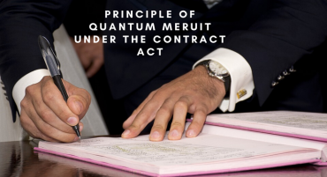 Meaning of Quantum Meruit under Indian Contract Act,1872