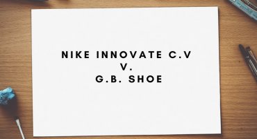Nike Innovate C.V v. G.B Shoe