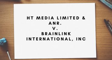 HT Media Limited & Anr. v. Brainlink International, Inc