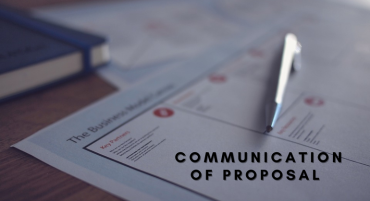 Communication of Proposal 