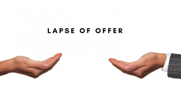 CIRCUMSTANCES LEADING TO LAPSE OF AN OFFER