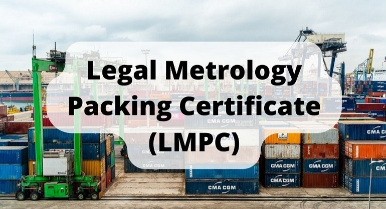 Legal Metrology Packing Certificate - LMPC